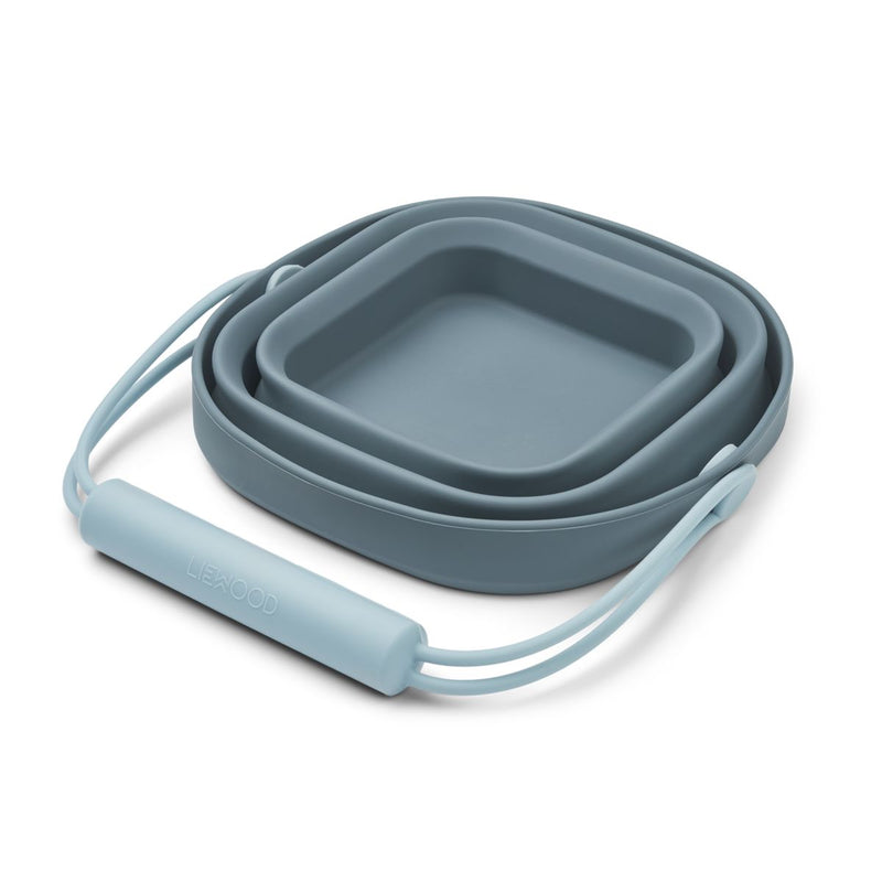 Liewood Abelone Eimer - Whale blue / Sea blue - 