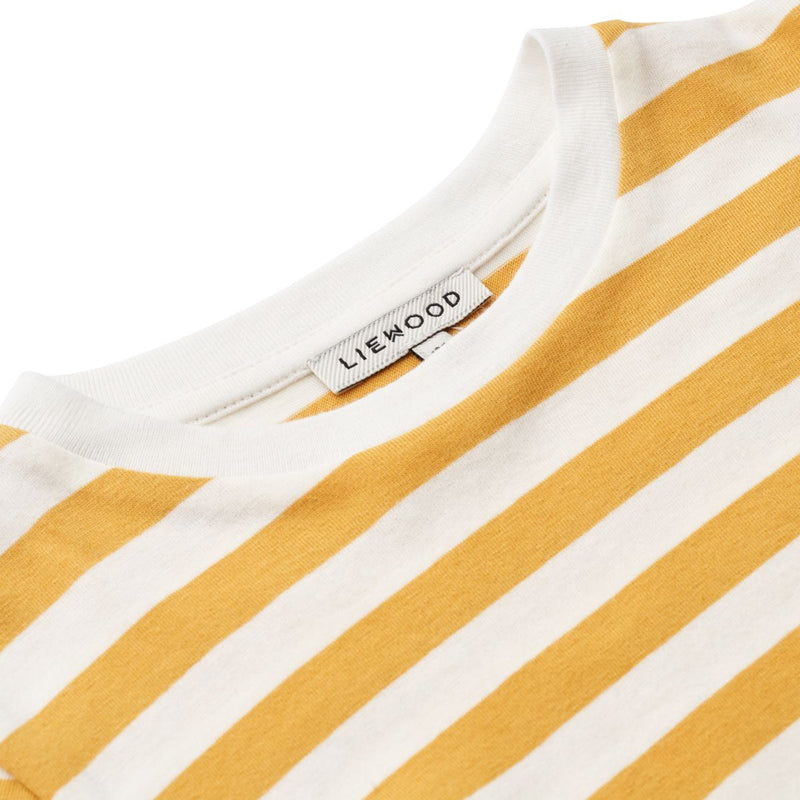 Liewood Apia garngefärbtes T-Shirt ls - Y/D stripes White / Yellow mellow - T-shirt