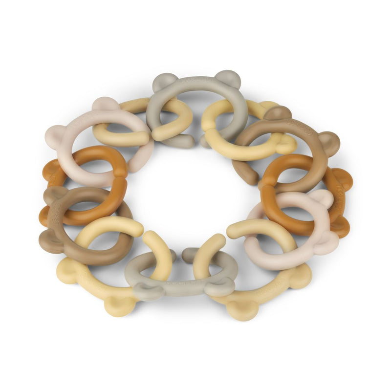 Liewood Benedict Multi Ring 12er-Pack - Safari multi mix - Kinderwagenkette