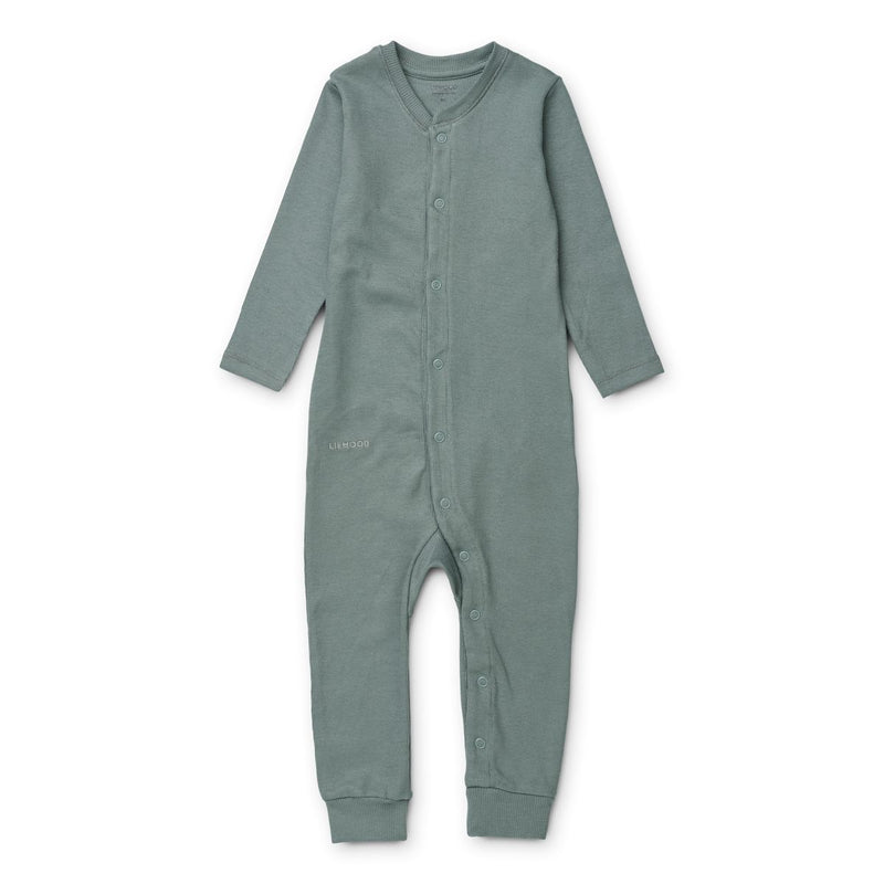 Liewood Pyjama-Overall von Birk - Blue fog - Pyjama-Jumpsuit