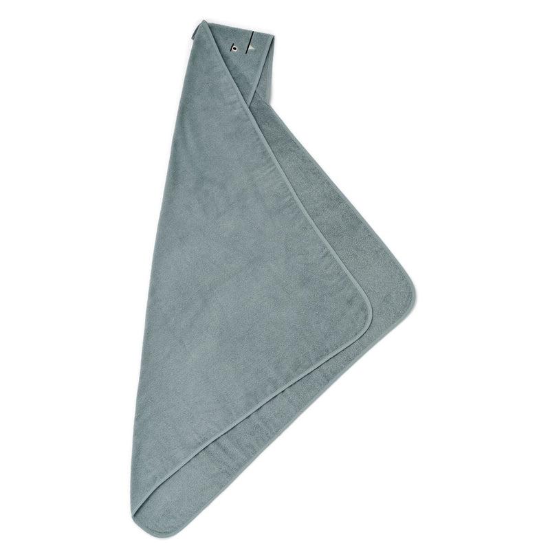 Liewood Augusta Junior-Handtuch mit Kapuze - Blue fog - Häntucher / Waschlasppen