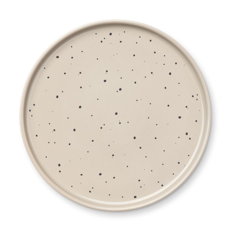 Liewood Camren Geschirrset aus Porzellan - Splash dots / Mist - Geschirr satz