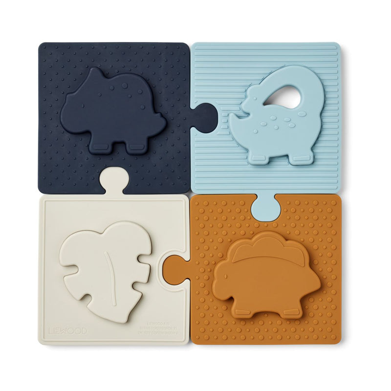 Liewood Bodil Puzzle - Dino / sea blue multi mix - Puzzle