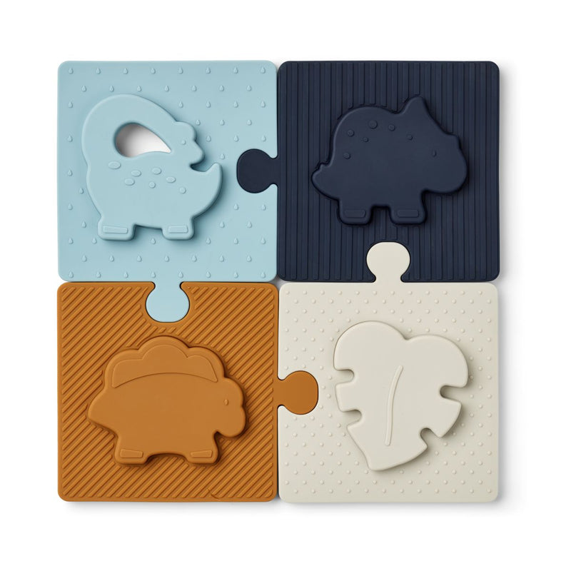 Liewood Bodil Puzzle - Dino / sea blue multi mix - Puzzle