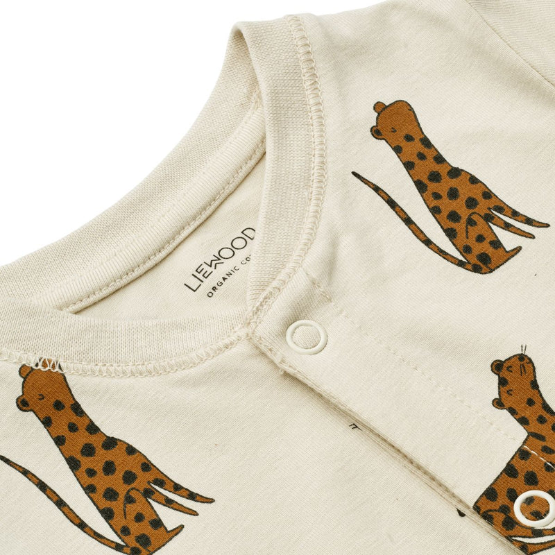 Liewood Boye-Jumpsuit - Leopard / Sandy - Pyjama-Jumpsuit