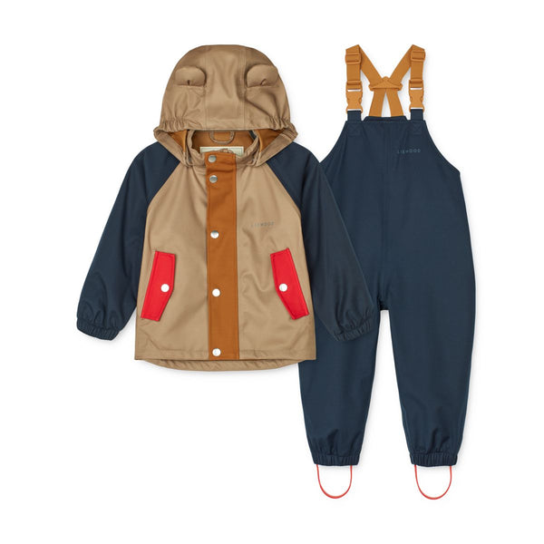 Liewood Dakota Softshell-Set Mini - Midnight navy mix - Satz