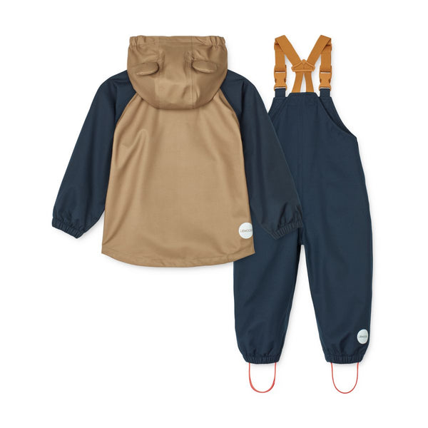 Liewood Dakota Softshell-Set Mini - Midnight navy mix - Satz