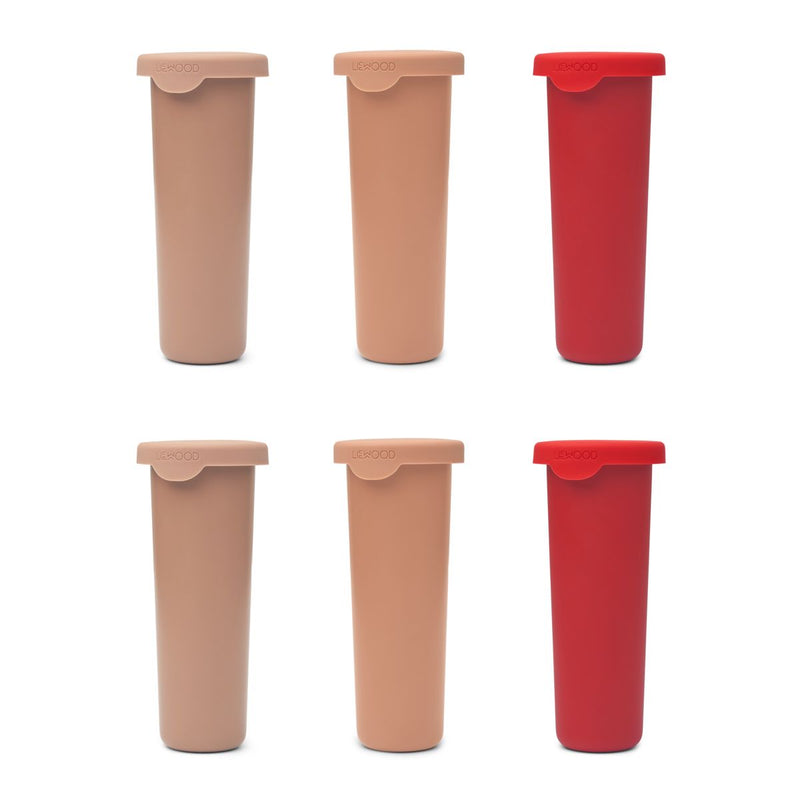 Liewood Gianni Eisform 6er-Pack - Apple red multi mix - Eiswürfel Tablett