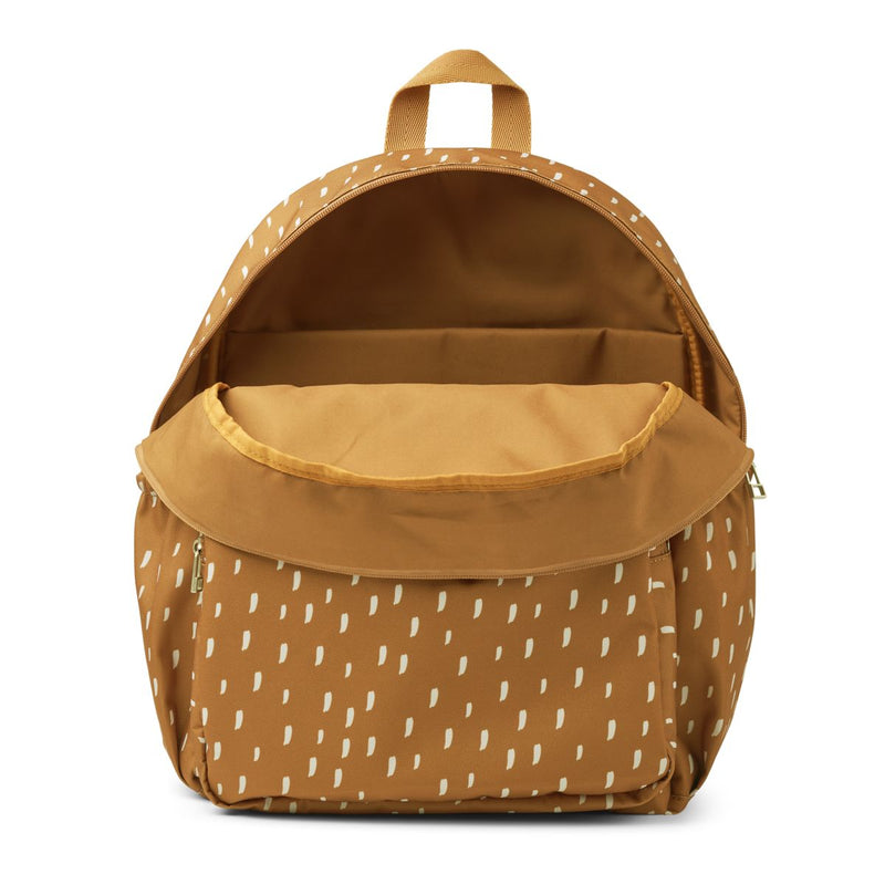 Liewood James Schulrucksack Large - Graphic stroke/golden caramel - Rucksack