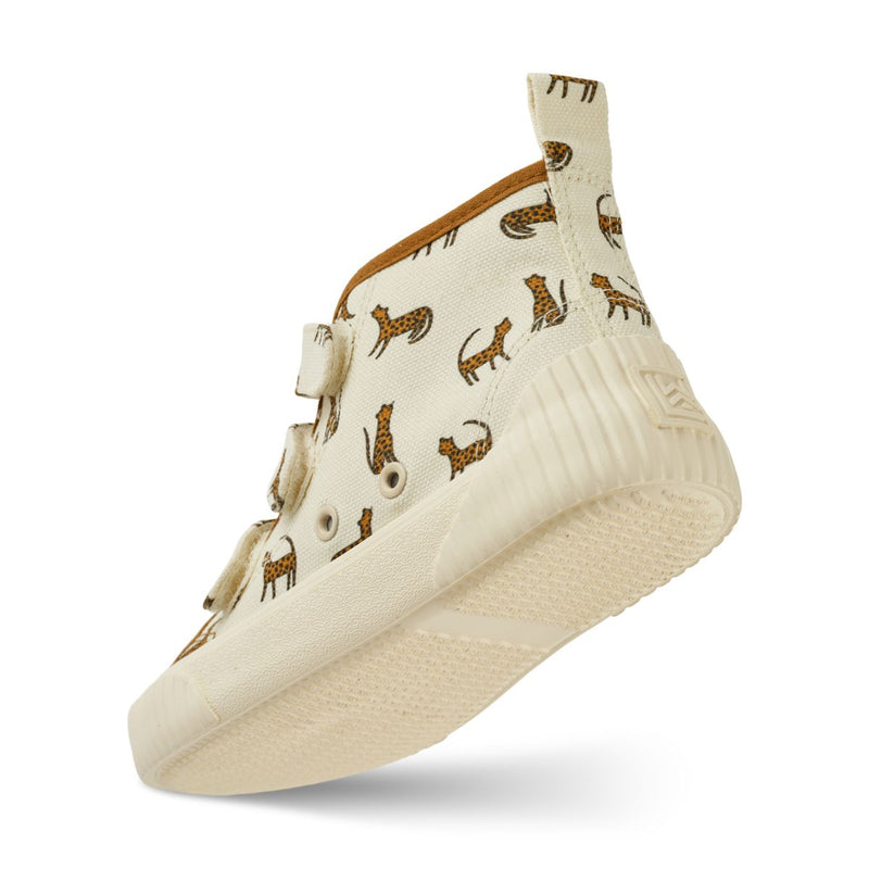 Liewood Keep Canvas-Stiefelette - Leopard / Sandy - Sneakers