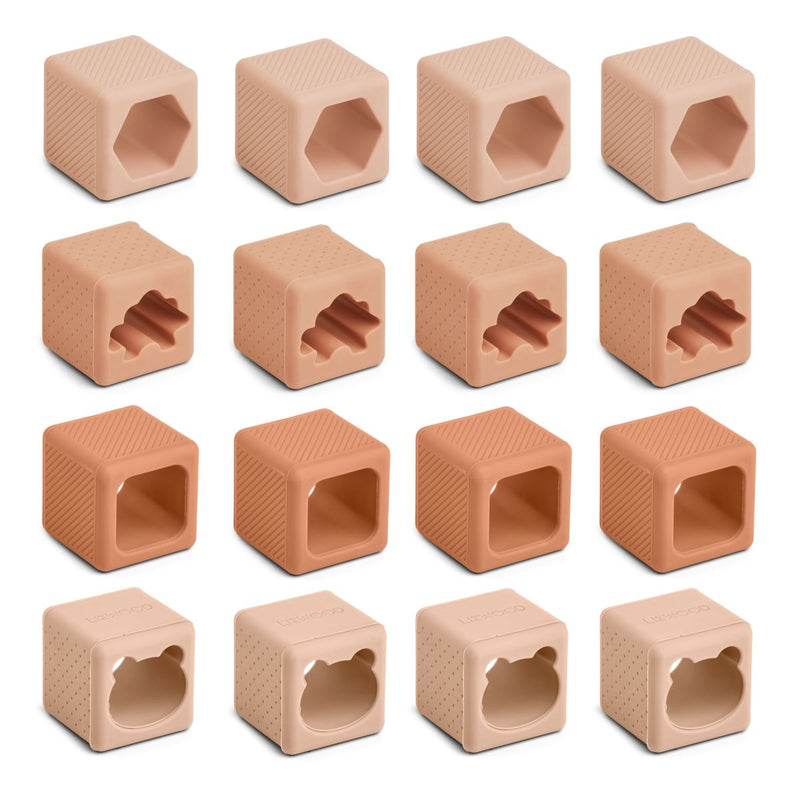 Liewood Loren Bausteine 16er-Pack - Tuscany rose multi mix - Bausteine