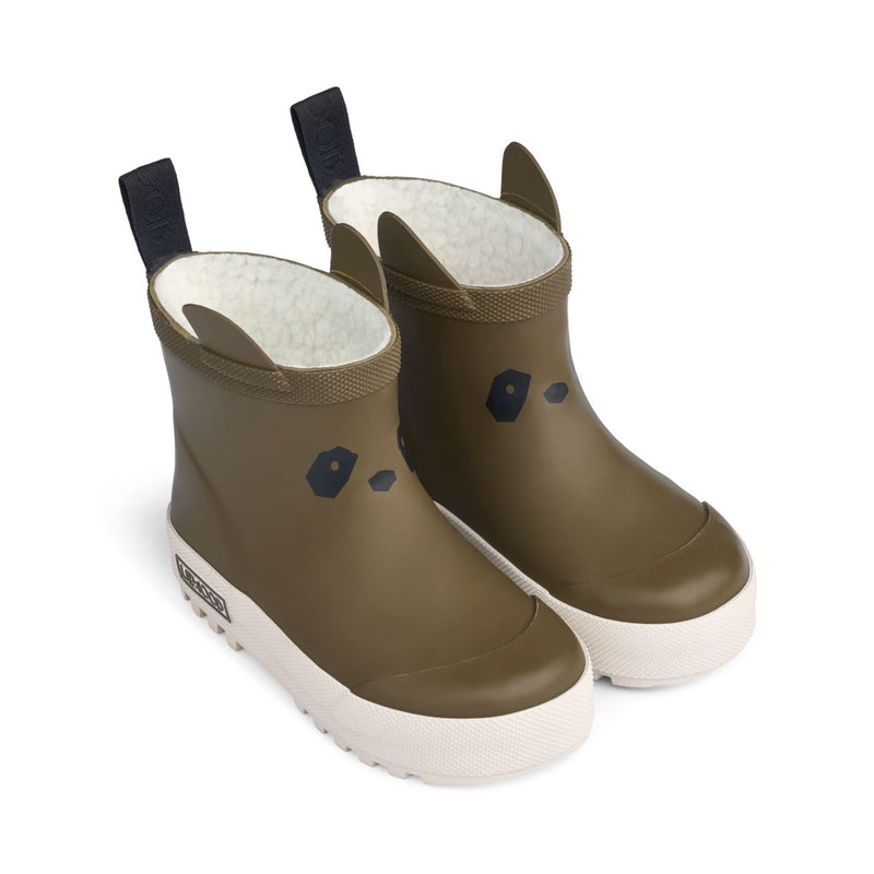 Liewood Jesse Thermo Regenstiefel - Khaki sandy mix - Thermo-Stiefel