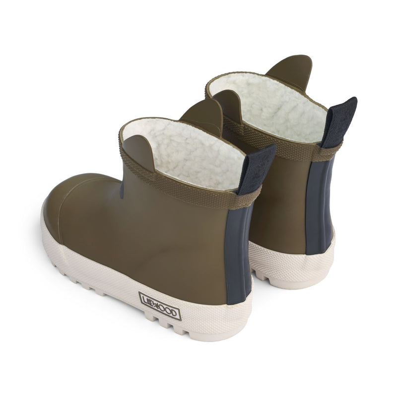 Liewood Jesse Thermo Regenstiefel - Khaki sandy mix - Thermo-Stiefel