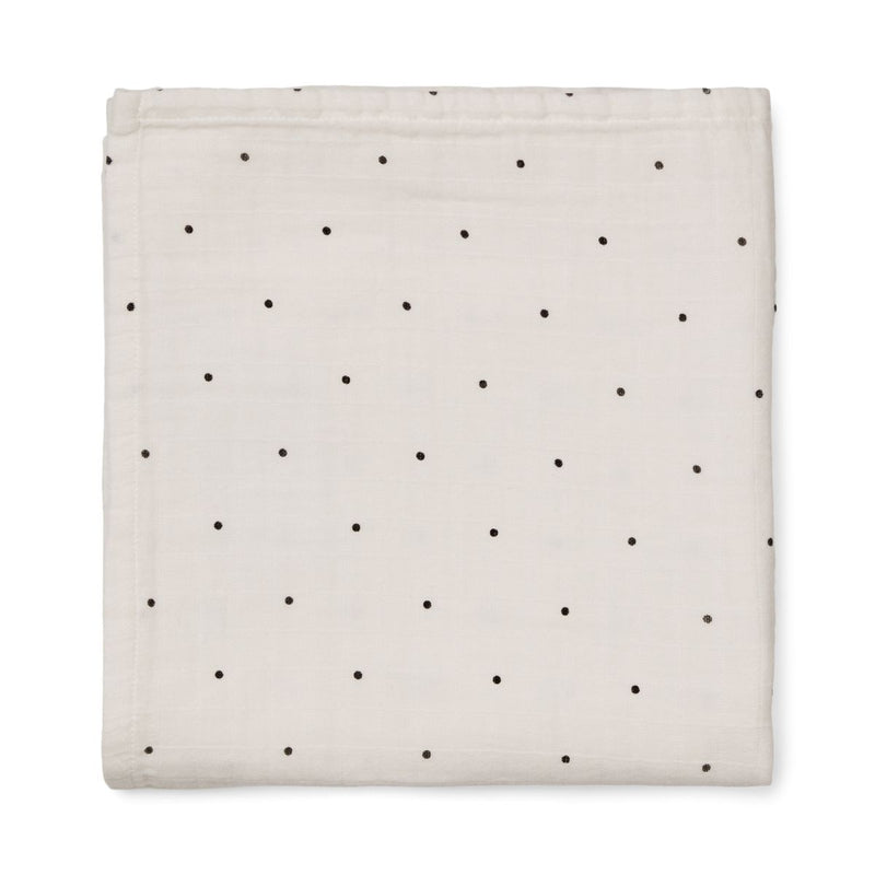 Liewood Ben Musselin Wickeltuch - Classic dot creme de la creme - Wickeltuch