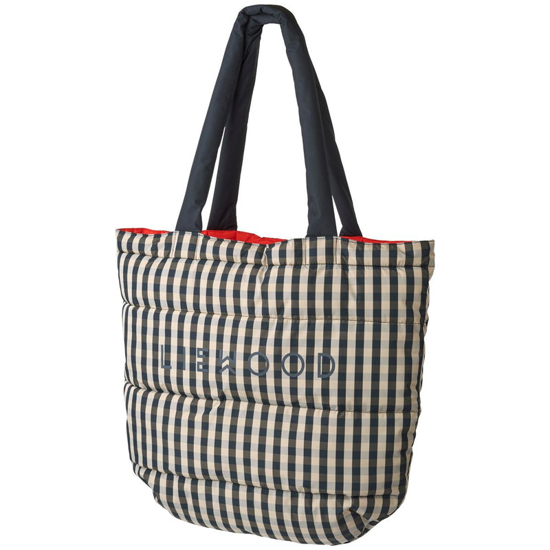 Liewood Diaz-Einkaufstasche - Y/D check: Midnight navy multi mix - Einkausstacshe