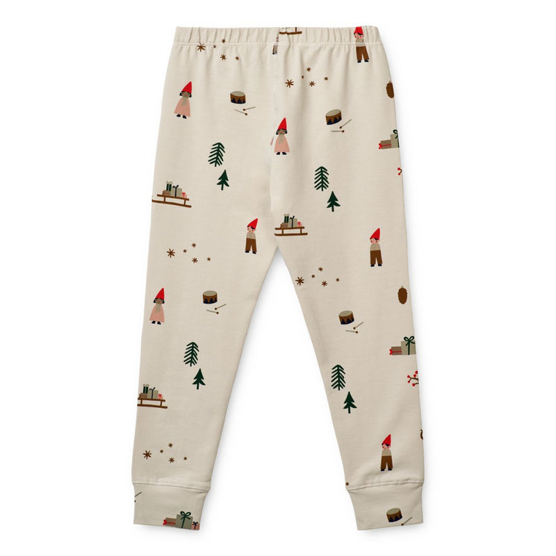 Liewood Wilhelm Pyjama-Set - Holiday / Sandy - Pyjama-Set
