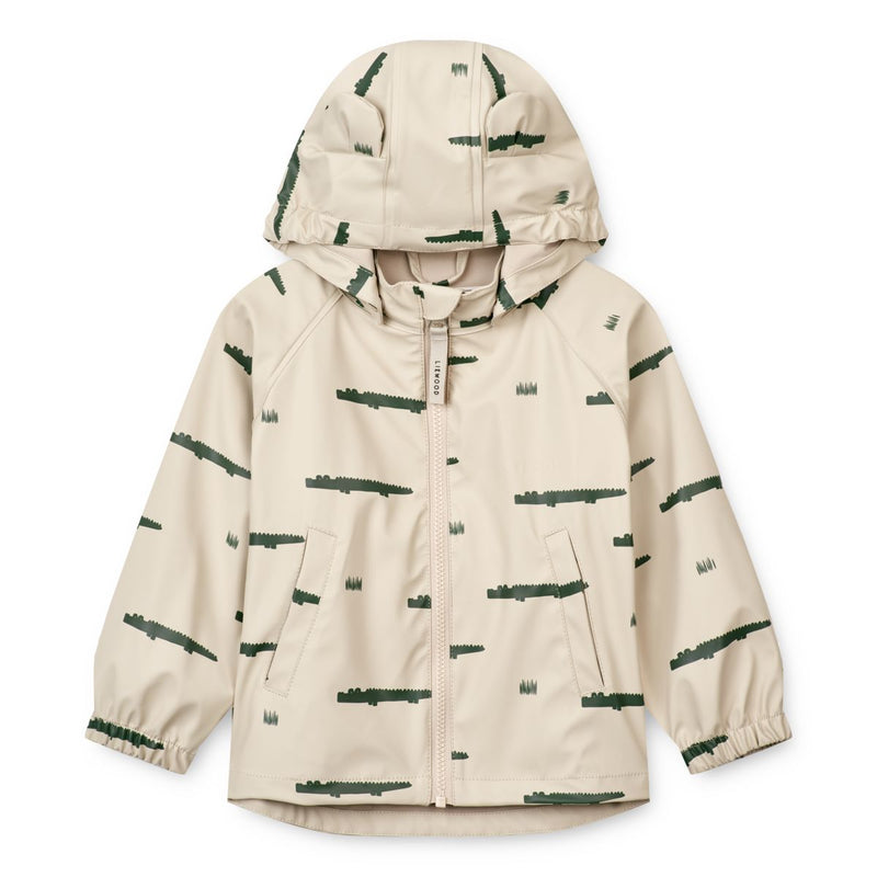Liewood Melodi Regenjacke - Crocodile / Sandy - Jacke