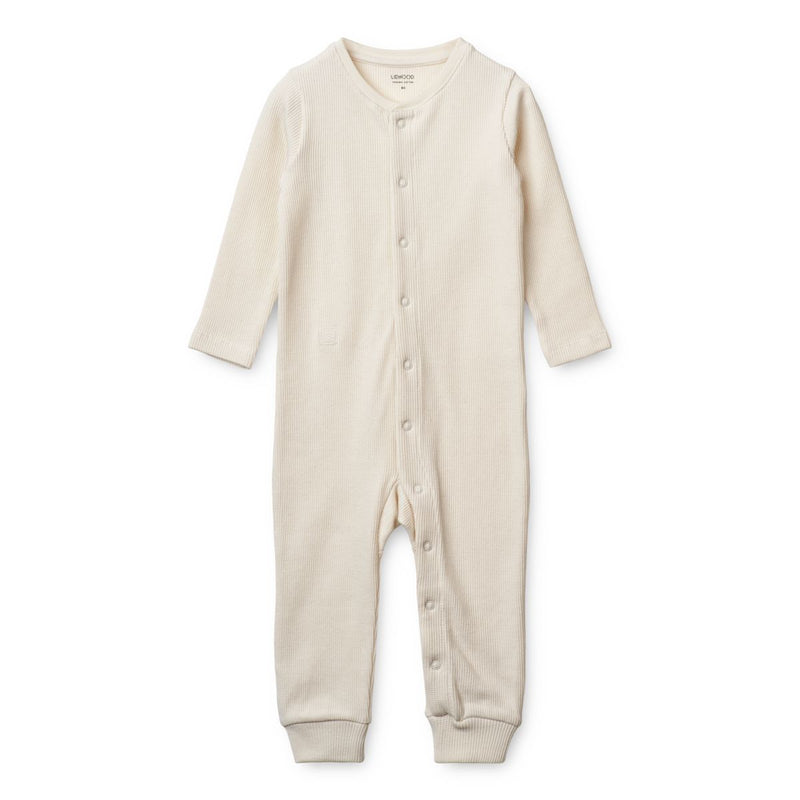 Liewood Birk Pyjama-Jumpsuit - Creme de la creme - Pyjama-Jumpsuit