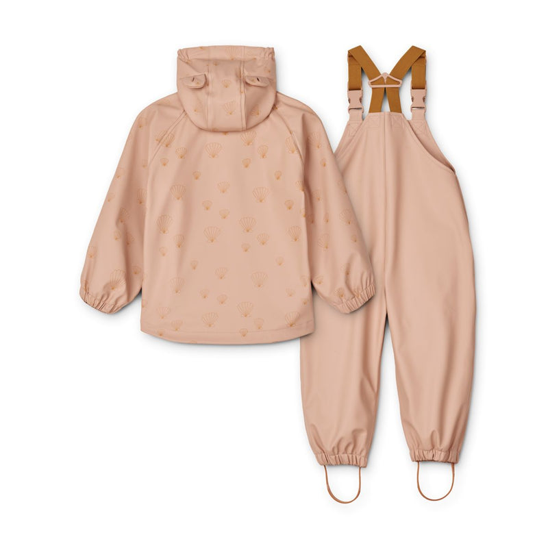 Liewood Melodi Regenbekleidungsset Mini - Sea shell / Pale tuscany - Satz