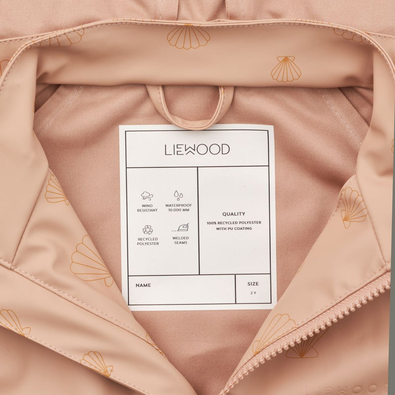 Liewood Melodi Regenbekleidungsset Mini - Sea shell / Pale tuscany - Satz