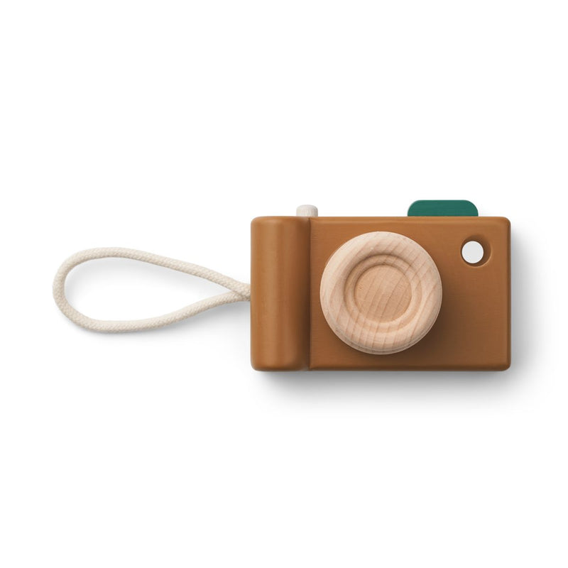 Liewood Michael Camera - Golden caramel multi mix - 