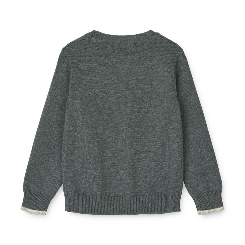Liewood Omaha jumper - Grey melange - Pullover