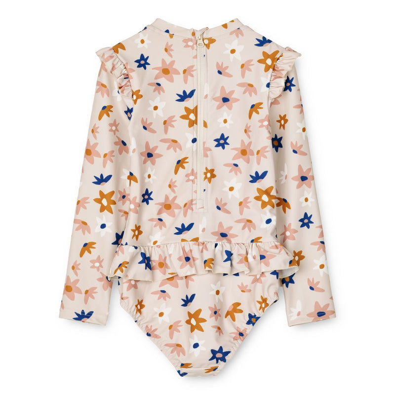Liewood Sille Schwimm-Jumpsuit - Flower market / Sandy mix - Badeanzug