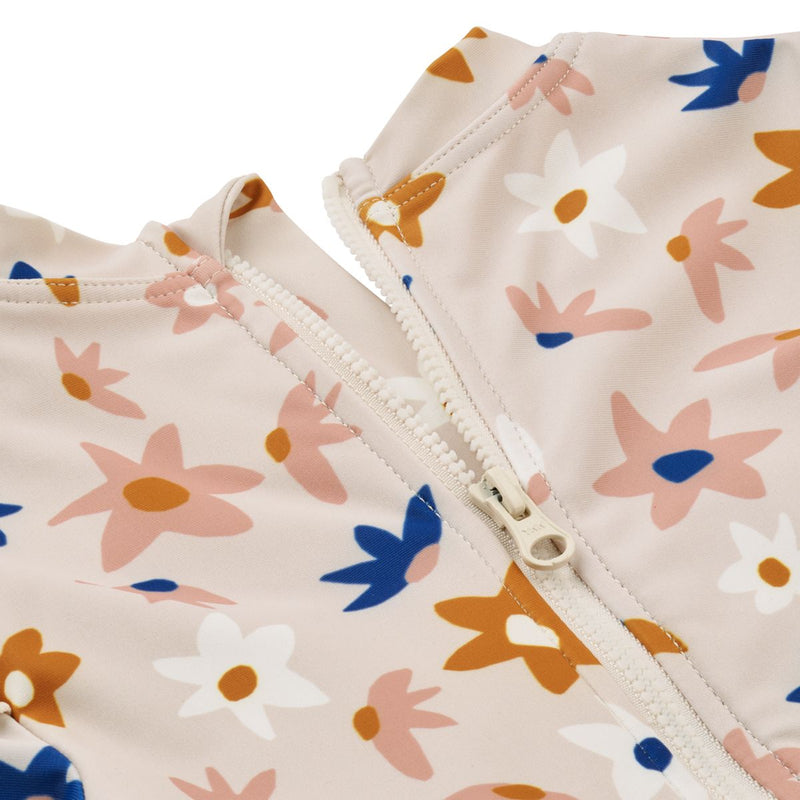Liewood Sille Schwimm-Jumpsuit - Flower market / Sandy mix - Badeanzug