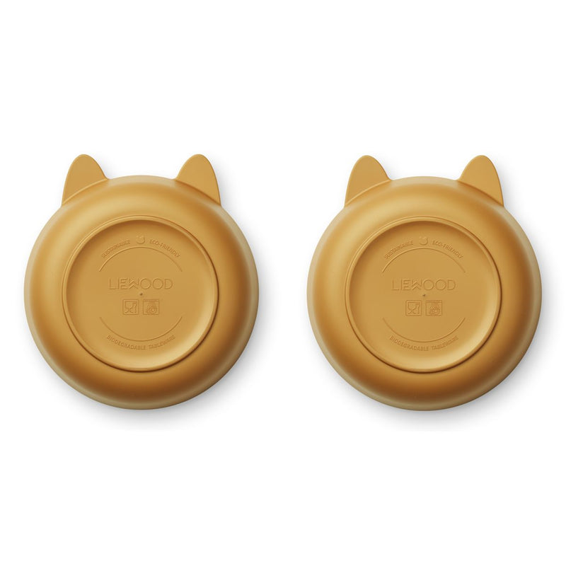Liewood Solina Schüssel 2er-Pack - Rabbit/golden caramel - Schalen