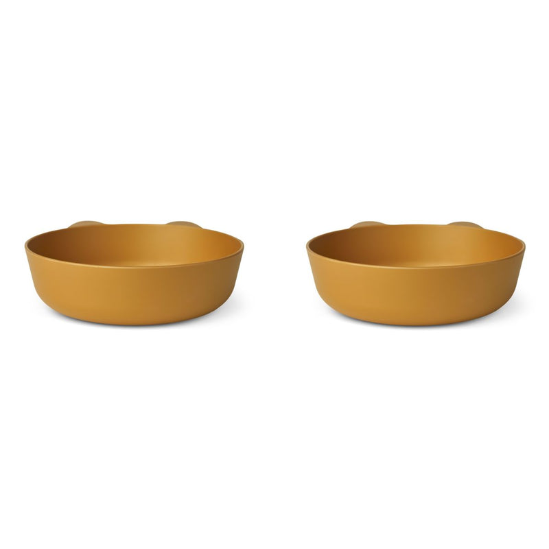 Liewood Solina Schüssel 2er-Pack - Rabbit/golden caramel - Schalen