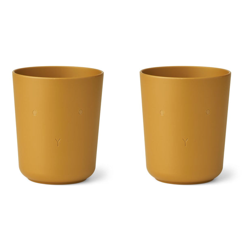 Liewood Stine Becher 2er-Pack - Rabbit/golden caramel - Becher