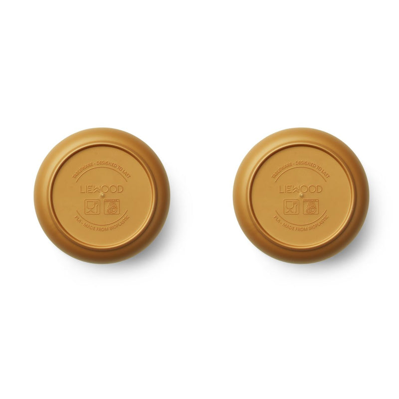 Liewood Stine Becher 2er-Pack - Rabbit/golden caramel - Becher