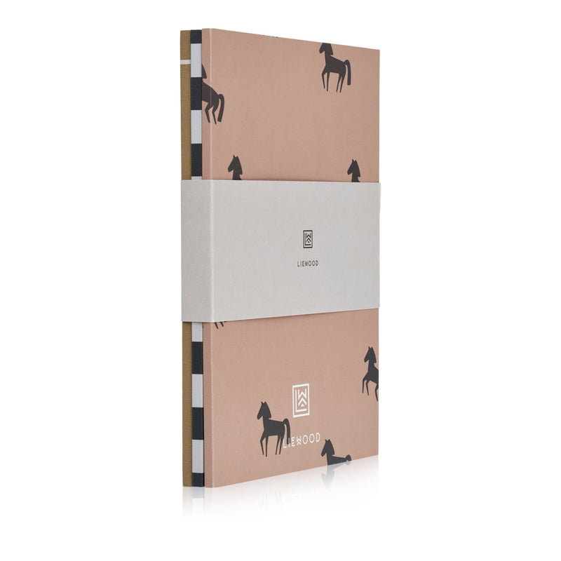 Liewood Notizbücher Sidney - Horses / Stripe mix - Notizbuch