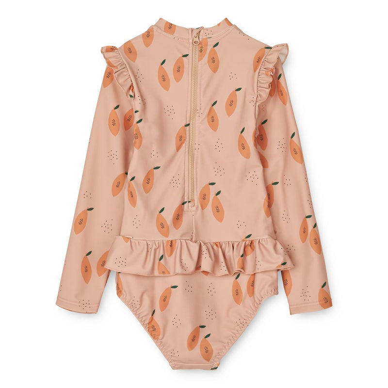 Liewood Sille Schwimm-Jumpsuit - Papaya / Pale tuscany - Badeanzug