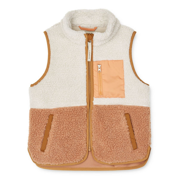 Liewood Vada  Fleece-weste - Tuscany rose mix - Vest