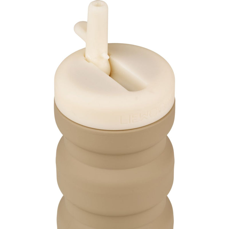 Liewood Wilson faltbare Flasche - Sandy / Oat - Wasserflasche