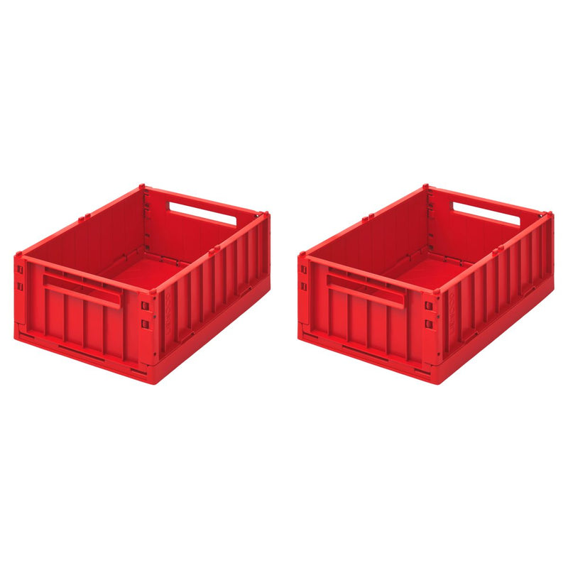 Liewood Weston Aufbewahrungsbox Medium 2er-Pack - Apple red - Aufbewahrungsbox