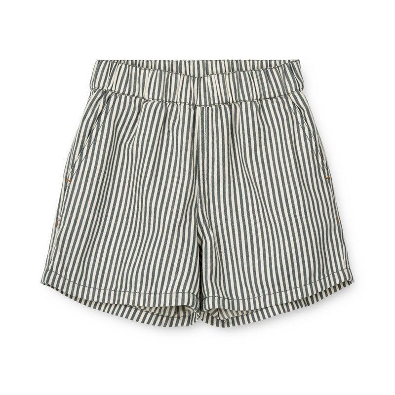 Liewood Ayo Shorts mit Streifen - Y/D Stripe Whale Blue / Creme de la Creme - Shorts