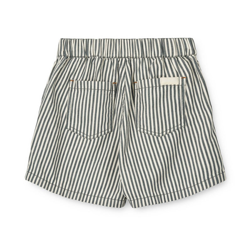 Liewood Ayo Shorts mit Streifen - Y/D Stripe Whale Blue / Creme de la Creme - Shorts