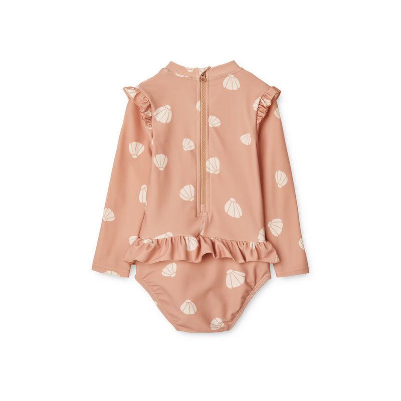 Liewood Sille Baby-Badeanzug mit Print - Shell / Pale tuscany - Badeanzug