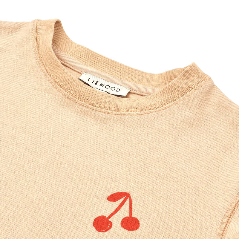 Liewood Baumwoll-T-Shirt mit Print - Cherries / Apple blossom - T-shirt