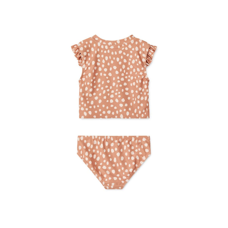 Liewood Judie Bikini mit Print und Rüschen - Leo spots / Tuscany rose - Bikini