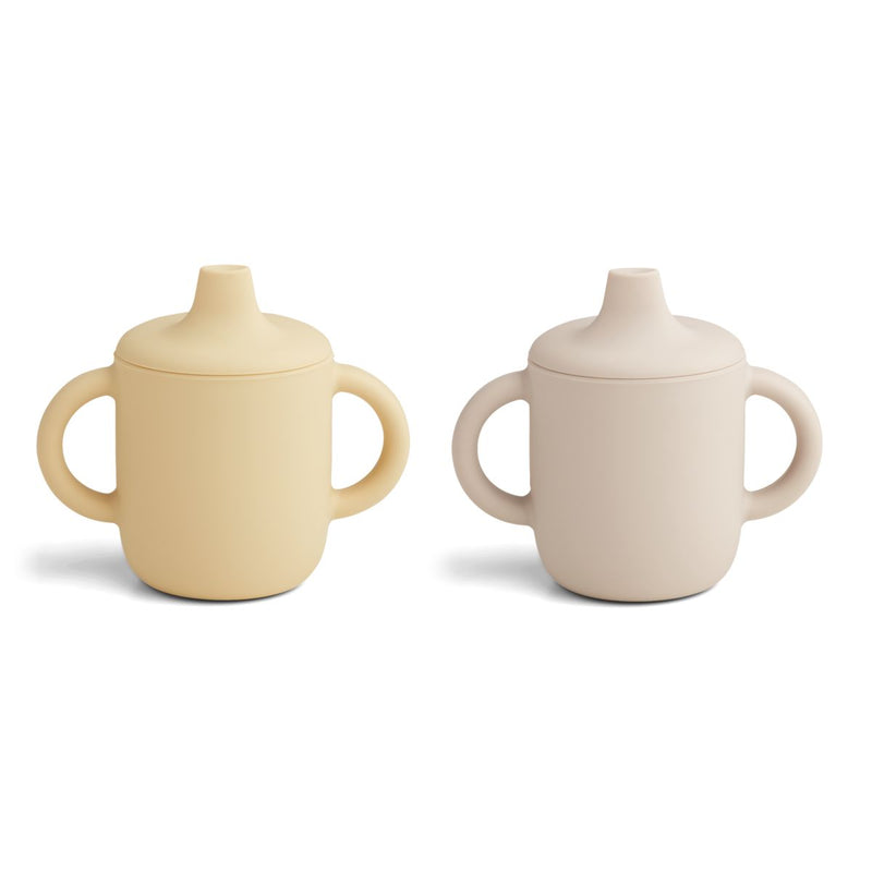 Liewood Neil Becher 2 pack - Sandy wheat yellow mix - CUP